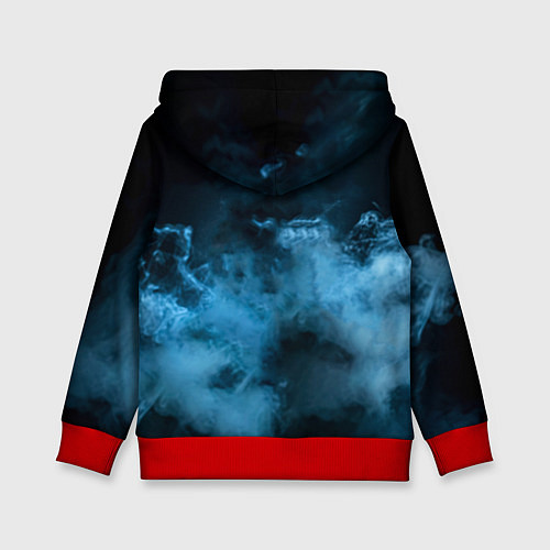 Детская толстовка Боксер в дыму / 3D-Красный – фото 2