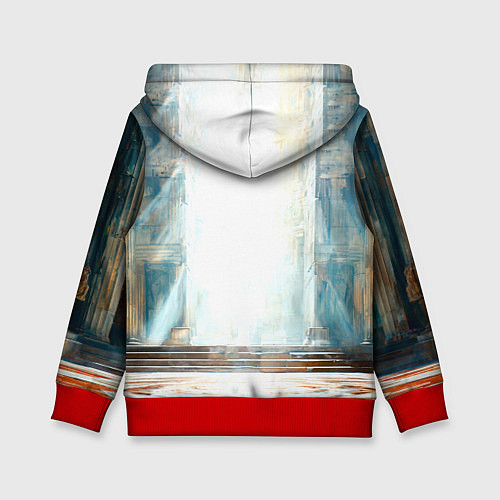 Детская толстовка Греко-римский борец / 3D-Красный – фото 2