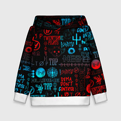 Детская толстовка Twenty one pilots rock pattern