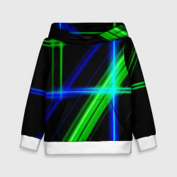 Детская толстовка Color blue black green