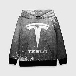 Детская толстовка Tesla - grey gradient