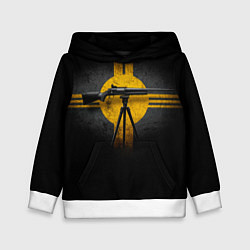 Детская толстовка Стендовая спортивная стрельба на черном