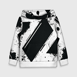 Детская толстовка Color black white