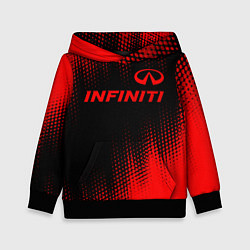 Детская толстовка Infiniti - red gradient посередине