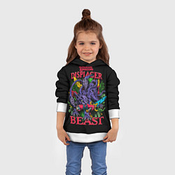 Толстовка-худи детская Displacer Beast dnd, цвет: 3D-белый — фото 2