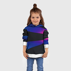 Толстовка-худи детская Multicoloured, цвет: 3D-белый — фото 2