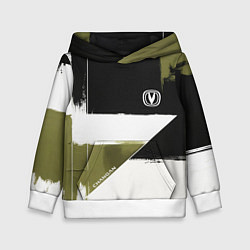 Толстовка-худи детская Changan логотип, цвет: 3D-белый