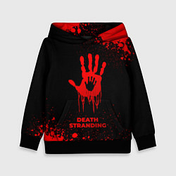 Детская толстовка Death Stranding - red gradient