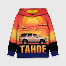 Детская толстовка Tahoe на закате джип