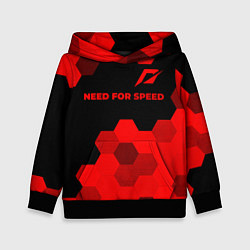Детская толстовка Need for Speed - red gradient посередине