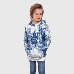 Толстовка-худи детская Toronto Maple Leafs NHL white, цвет: 3D-белый — фото 2