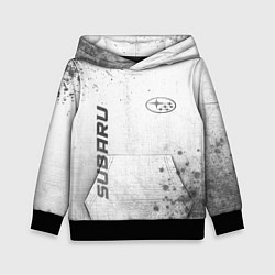 Детская толстовка Subaru - white gradient вертикально