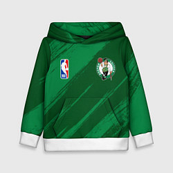 Толстовка-худи детская Boston Celtics NBA basketball, цвет: 3D-белый