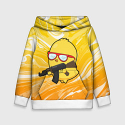 Детская толстовка Курица и автомат