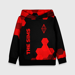 Детская толстовка The Sims - red gradient вертикально