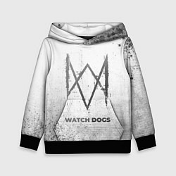 Толстовка-худи детская Watch Dogs - white gradient, цвет: 3D-черный