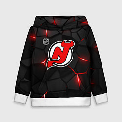Детская толстовка Нью Джерси Девилз - плиты с подсветкой