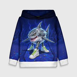 Детская толстовка Тралалеро тралала - акула киборг