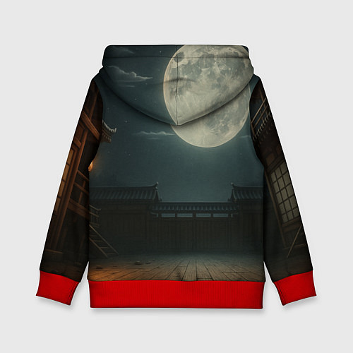 Детская толстовка Капучино Ассассино мем / 3D-Красный – фото 2