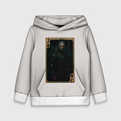 Толстовка-худи детская Кувад Дак: валет пик, цвет: 3D-белый