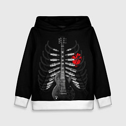 Детская толстовка Rock guitar ribs