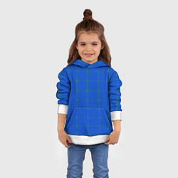 Толстовка-худи детская Color blue stripes, цвет: 3D-белый — фото 2