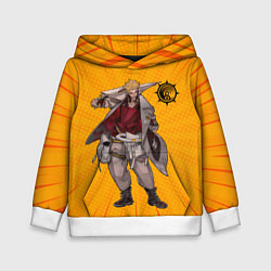 Толстовка-худи детская Enjin from Gachiakuta, цвет: 3D-белый