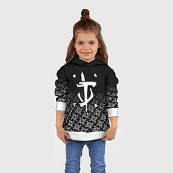 Толстовка-худи детская Doom ninja, цвет: 3D-белый — фото 2