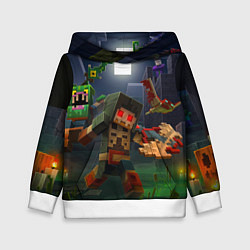 Детская толстовка Майнкрафт - темная ночь