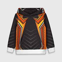 Толстовка-худи детская Мото белка, цвет: 3D-белый