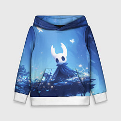 Толстовка-худи детская Игра Hollow Knight, цвет: 3D-белый