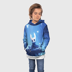 Толстовка-худи детская Игра Hollow Knight, цвет: 3D-белый — фото 2