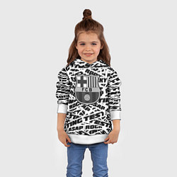 Толстовка-худи детская AAP Rocky barcelona, цвет: 3D-белый — фото 2