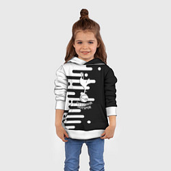 Толстовка-худи детская Тоттенхэм Хотспур геометрия, цвет: 3D-белый — фото 2