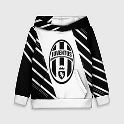 Детская толстовка Ювентус полосы геометрия