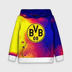 Толстовка-худи детская Borussia космические краски, цвет: 3D-белый