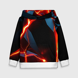 Толстовка-худи детская Tile breaking, цвет: 3D-белый