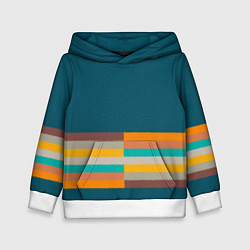 Детская толстовка Индиго и омбре градиент заката с текстурой