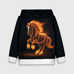 Детская толстовка Китайский огненный жеребец