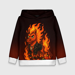 Детская толстовка Огненный конь 26