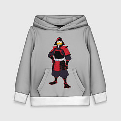 Детская толстовка Утка-самурай