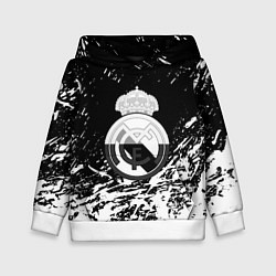 Детская толстовка Реал Мадрид краски текстура
