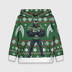 Детская толстовка Веном в вязаном свитере - новый год