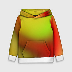 Толстовка-худи детская Color multicolored gradient, цвет: 3D-белый