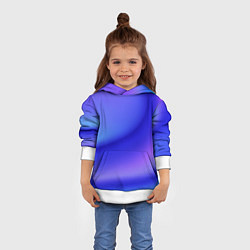 Толстовка-худи детская The color is multicolored, цвет: 3D-белый — фото 2