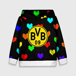Детская толстовка Borussia сердца паттерн