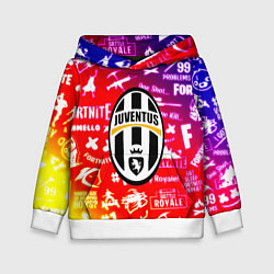 Детская толстовка Фортнайт ювентус градиент