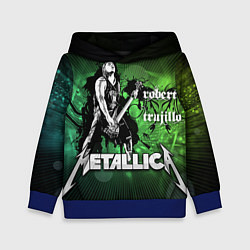 Толстовка-худи детская Metallica: Robert Trujillo, цвет: 3D-синий