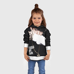 Толстовка-худи детская BTS: Hood by air, цвет: 3D-белый — фото 2