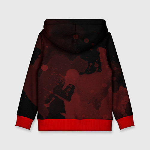 Детская толстовка Зомби клоун / 3D-Красный – фото 2